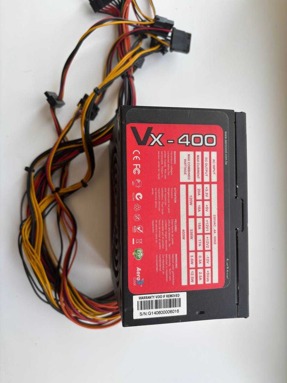 Блок питания Aerocool VX-400, 400W