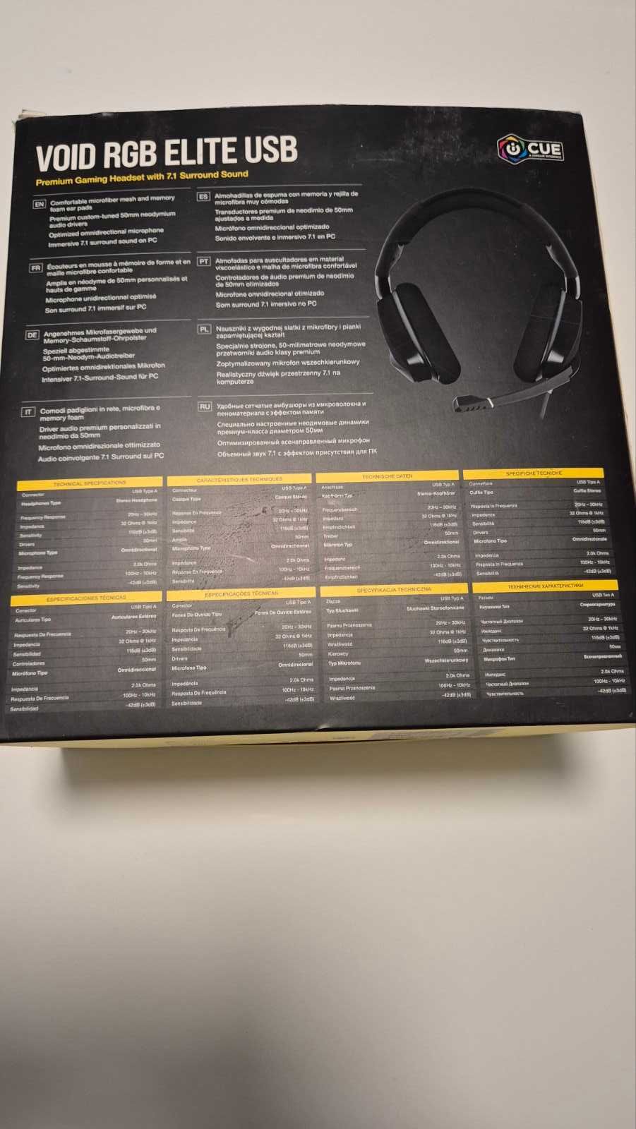 Слушалки Corsair VOID RGB ELITE USB