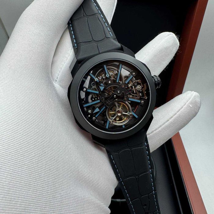 Автоматичен мъжки часовник Bvlgari Octo Roma Tourbillon Skeleton