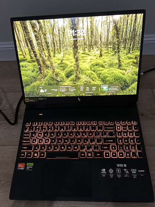 Ноутбук Acer 16 — Ryzen 7 7840HS / RTX 4060 / 16ГБ / SSD 1ТБ / 165 Гц
