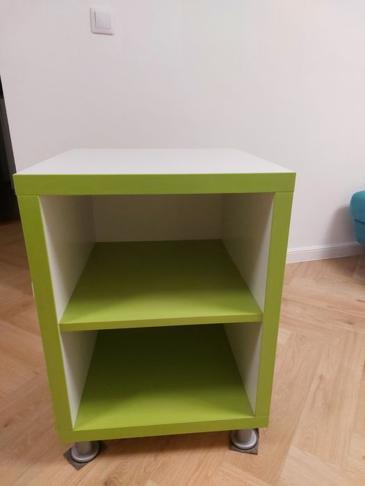 Comodă albă & verde