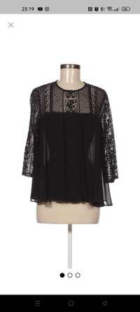 Bluza neagra, foarte eleganta, Zara, mărimea L
