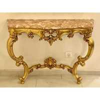 Златана конзолна маса "Луи XV"