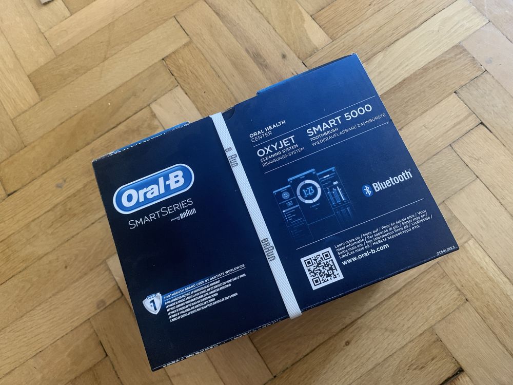 Periuta electrica + Irigator bucal Braun Oral-b oxyjet Smart 5000 Nou