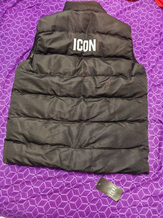 Vestă neagră dsquared2 icon