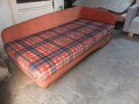 Canapea / pat profesional 90x200 cu noptiera integrata/lada depozitare