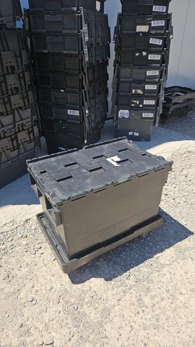 Cutie depozitare plastic dur și închide ermetica/ carut transport