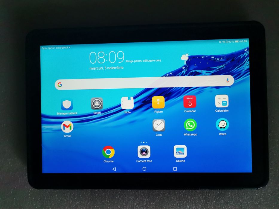 Tableta Huawei T5 wireless și cartela SIM