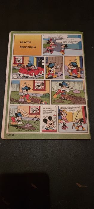 Primul numar al reviste Mickey Mouse din Romania 1991