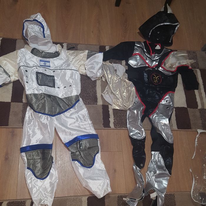 Costum astronaut si dragon negru copii