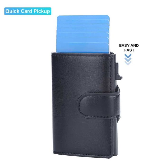 Портфейл с Rfid защита за кредитни ларти - картов държач