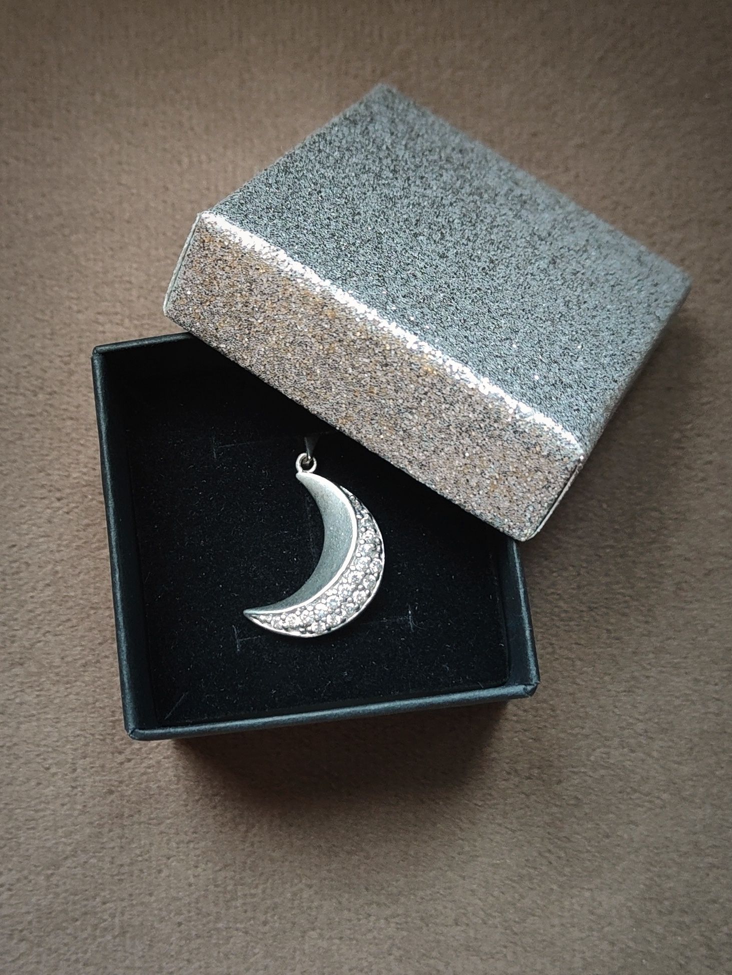 Кулон подвеска Серебро 925 Луна месяц Ислам