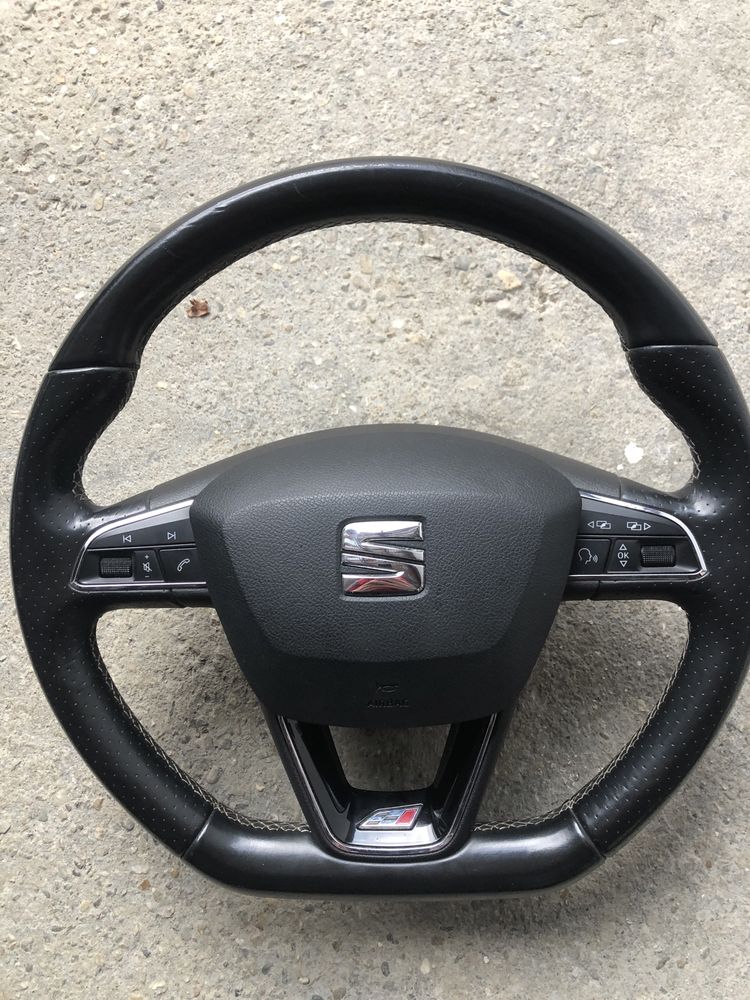 Volan Seat  Alhambra , Leon , Ateca cupra cu airbag si comenzi volan