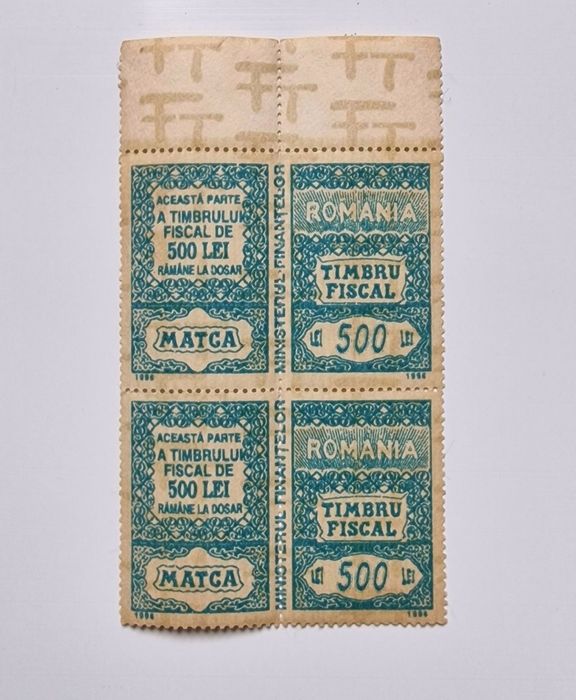 Timbru fiscal Matca de 500 lei