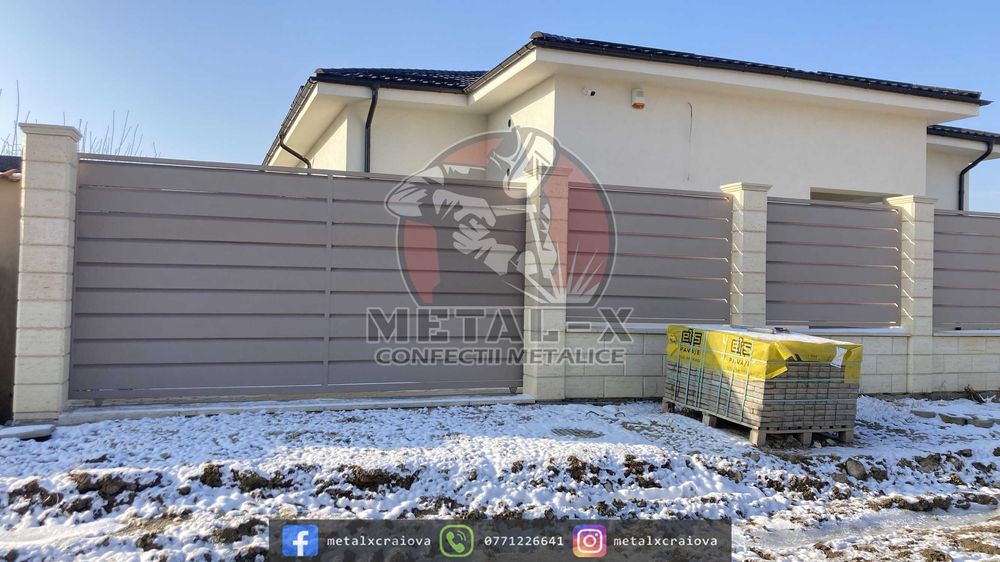 Porti metalice premium vopsite electrostatic