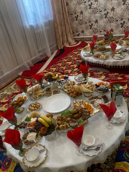 Азиатские столы круглые