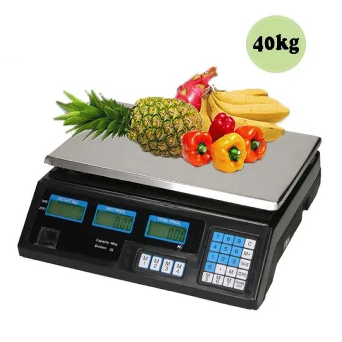 ***ПРОМОЦИЯ*** Японски кантар до 40 кг с метална платформа, електронна
