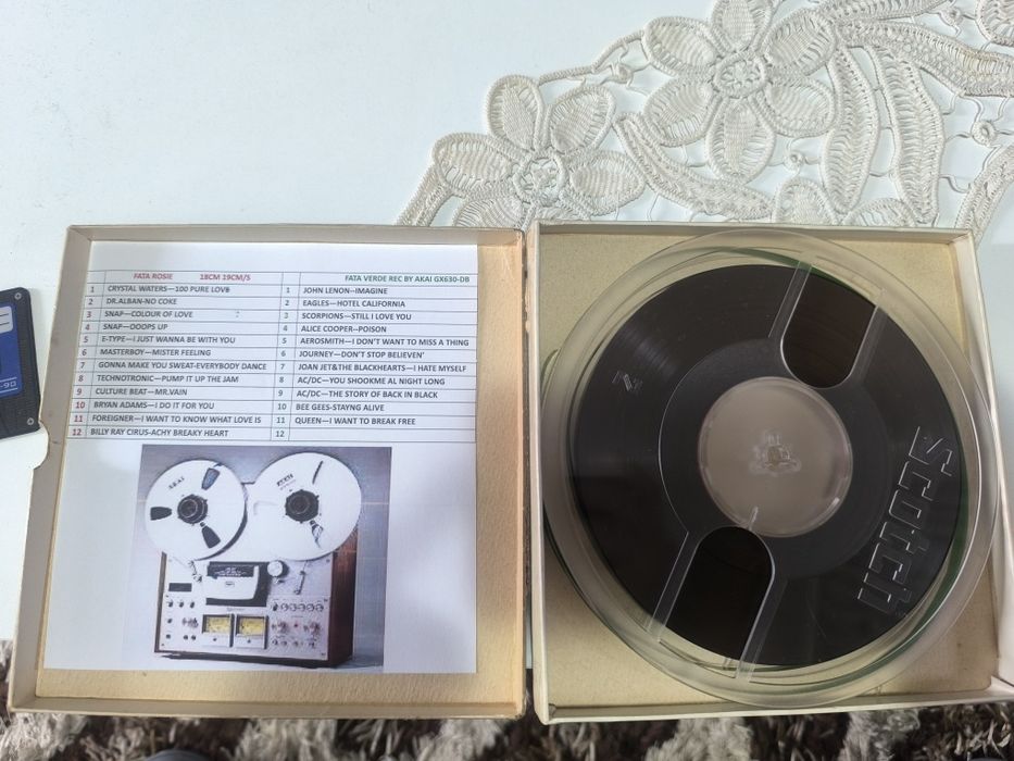 Benzi magnetofon 18cm înregistrate