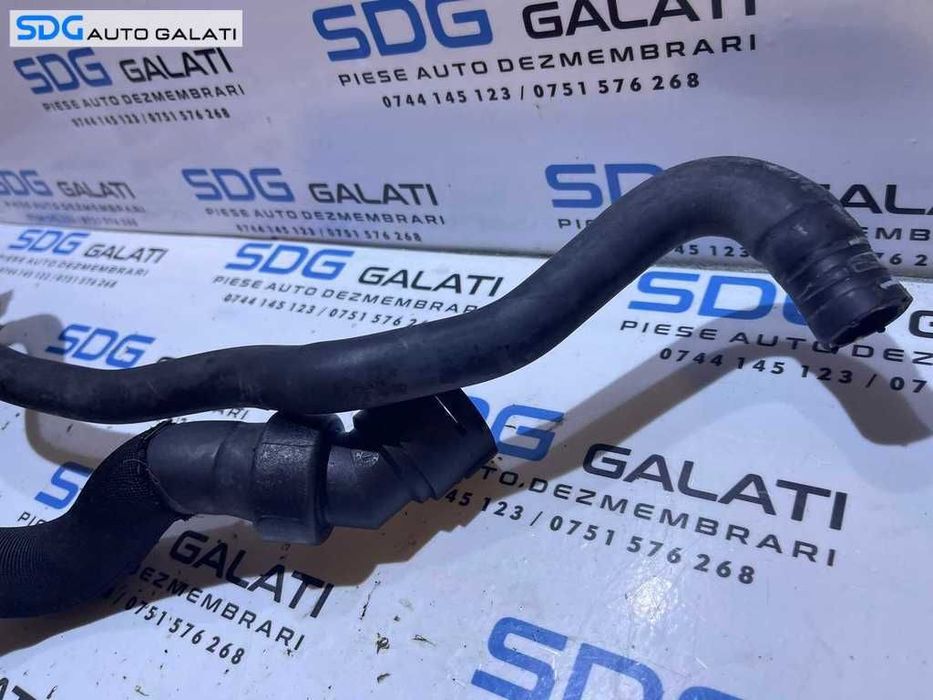 Furtun Conducta Apa Termostat Radiator Audi A4 B6 1.9 TDI AWX AVF AVB BKE 2001 - 2005 Cod 8E0121055N