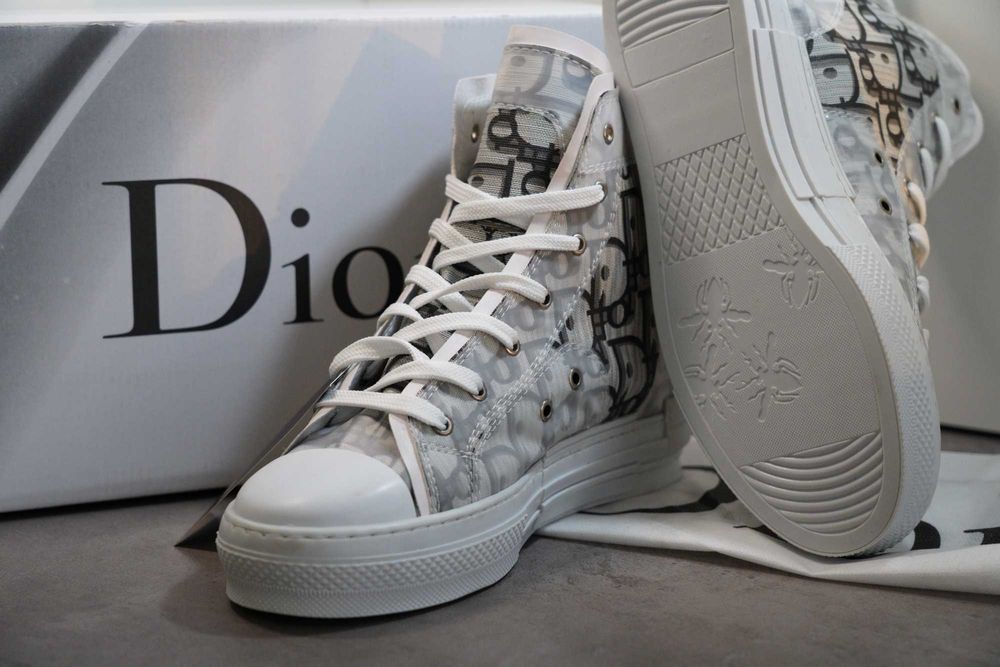 Adidasi D i o r Essentials B23 HIGH-TOP, Produs Nou - Full Box Premium