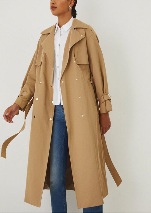 Бежов дълъг тренчкот Medicine