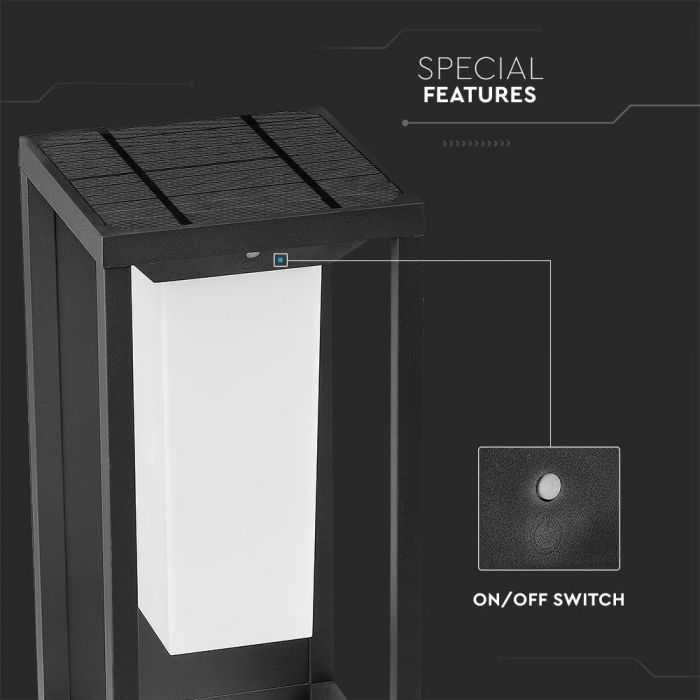 Соларна LED Лампа 2W SAMSUNG Чип