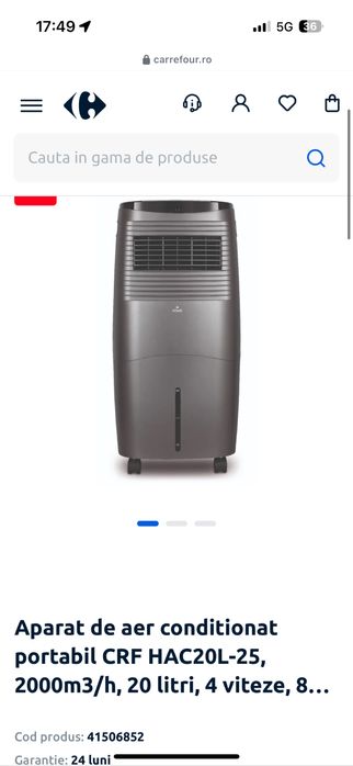 Aparat de aer conditionat portabil