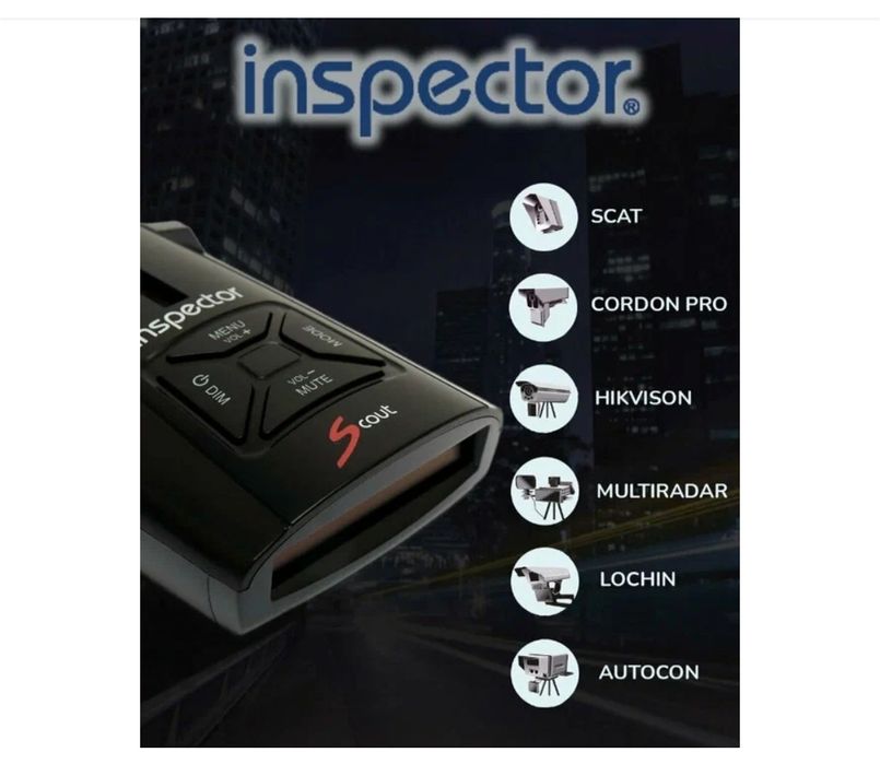 Inspector scaut anti radari