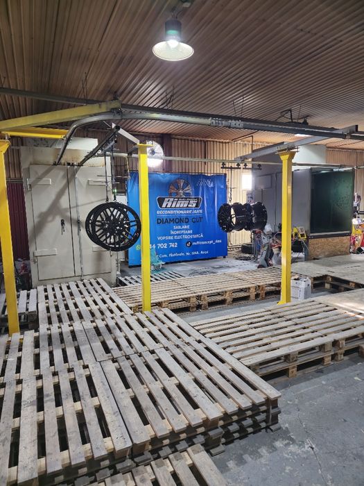 Instalație vopsit jante