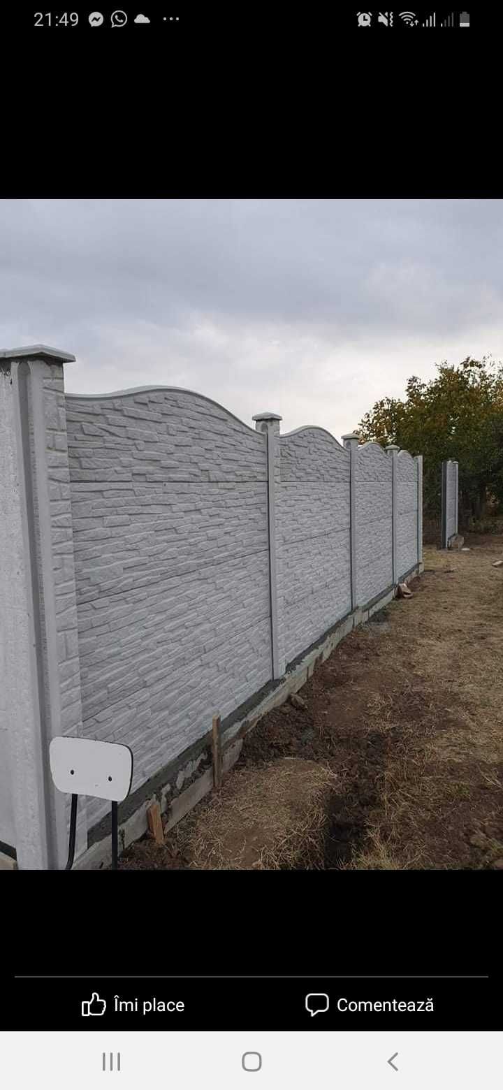 Garduri prefabricate din beton