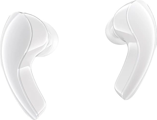 Căști Acefast T9, wireless, Bluetooth 5.3, cu afișaj LED, albe