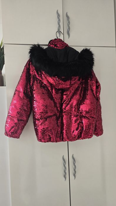 Дамско зимно яке с пайети