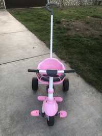 Tricicleta roz multifunctionala