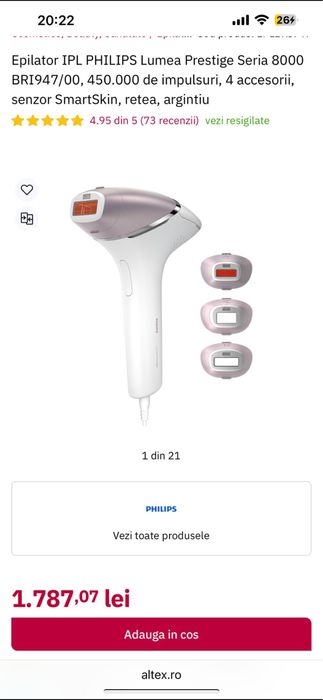 Epilator Philips nou