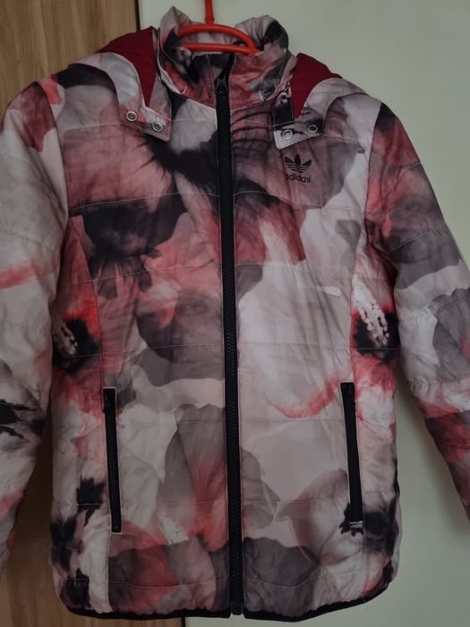 Оригинално детско яке за момиче ADIDAS 10-11 години