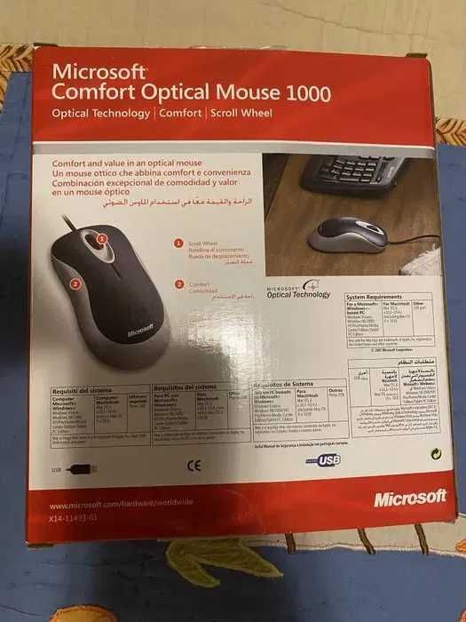 Microsoft Mouse Optic cu fir -detalii in descriere
