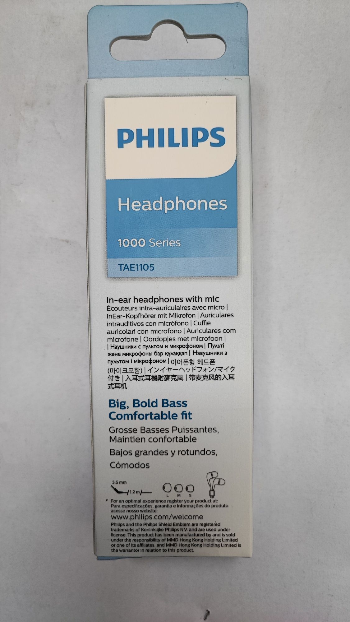 Слушалки Philips TAE1105 Black