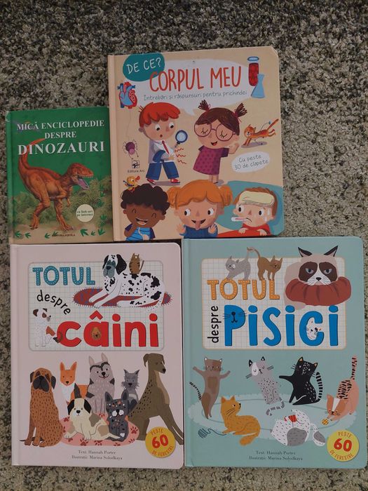 Carti despre caini, pisici, corpul nostru