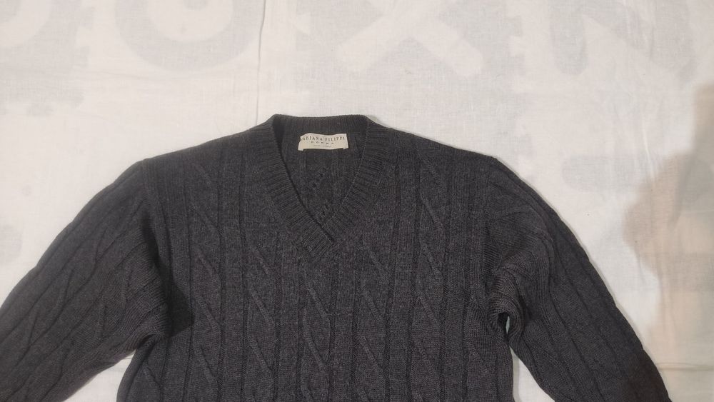 Pulover Fabiana Filippi mărime L dama wool lână lînă cardigan sweatshi