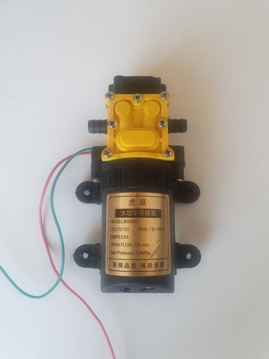 Мембранный насос автомат 7л/мин 12 Вольт 3,5 ампер подъем воды до 80м