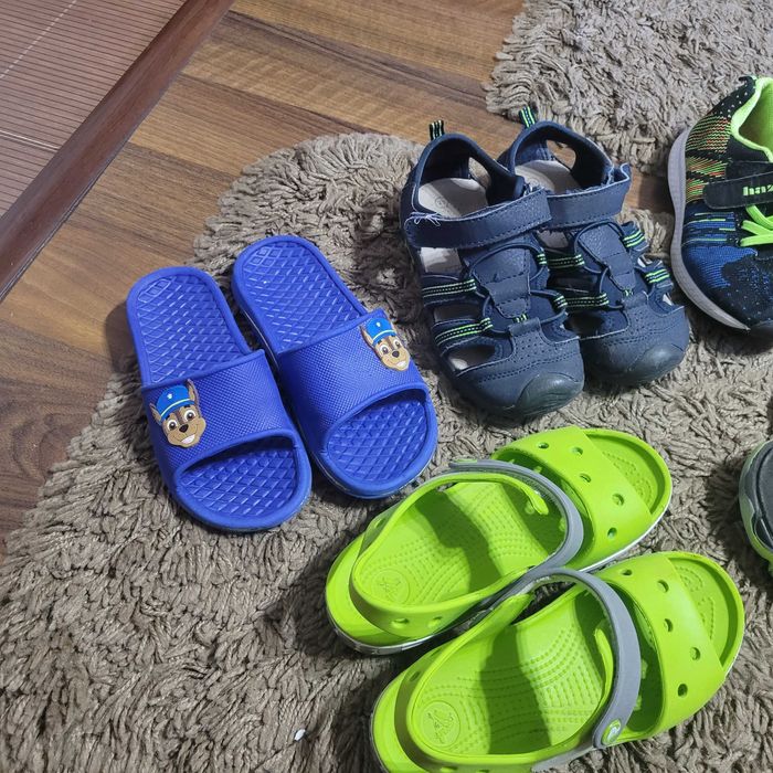 Sandale crocs baieti 31-32 verd3