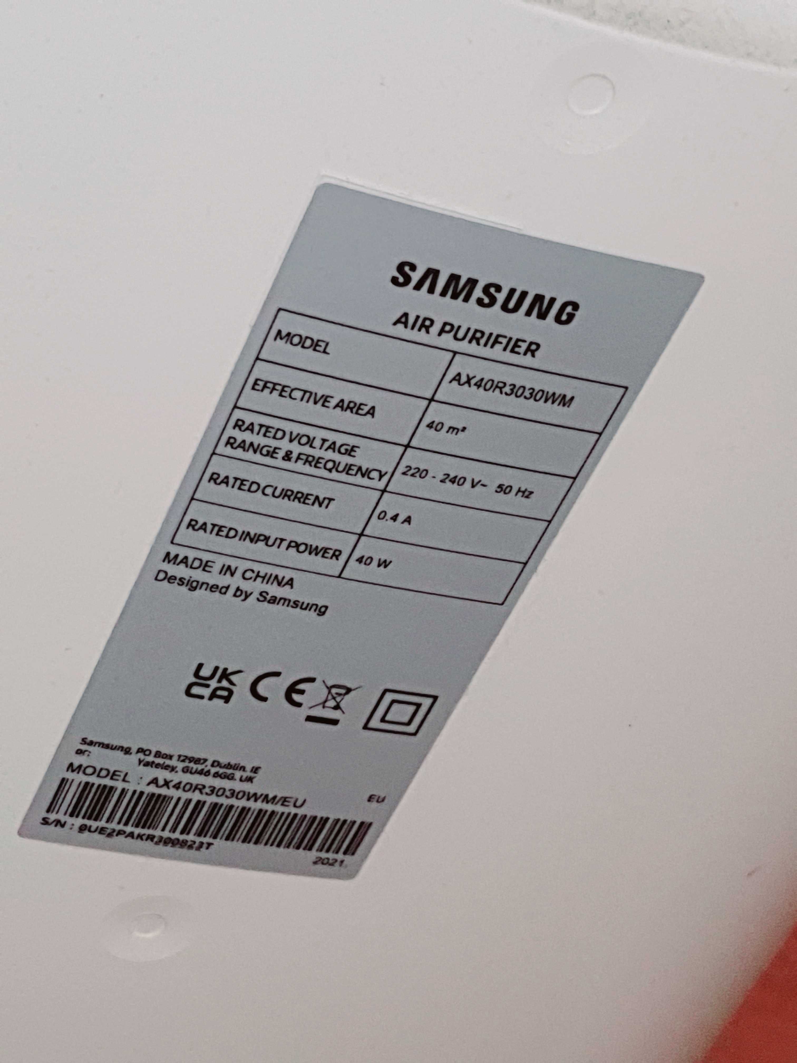 Пречиствател на въздух Samsung AX40R