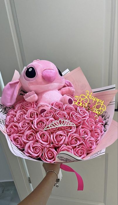 Buchet trandafiri de sapun stick