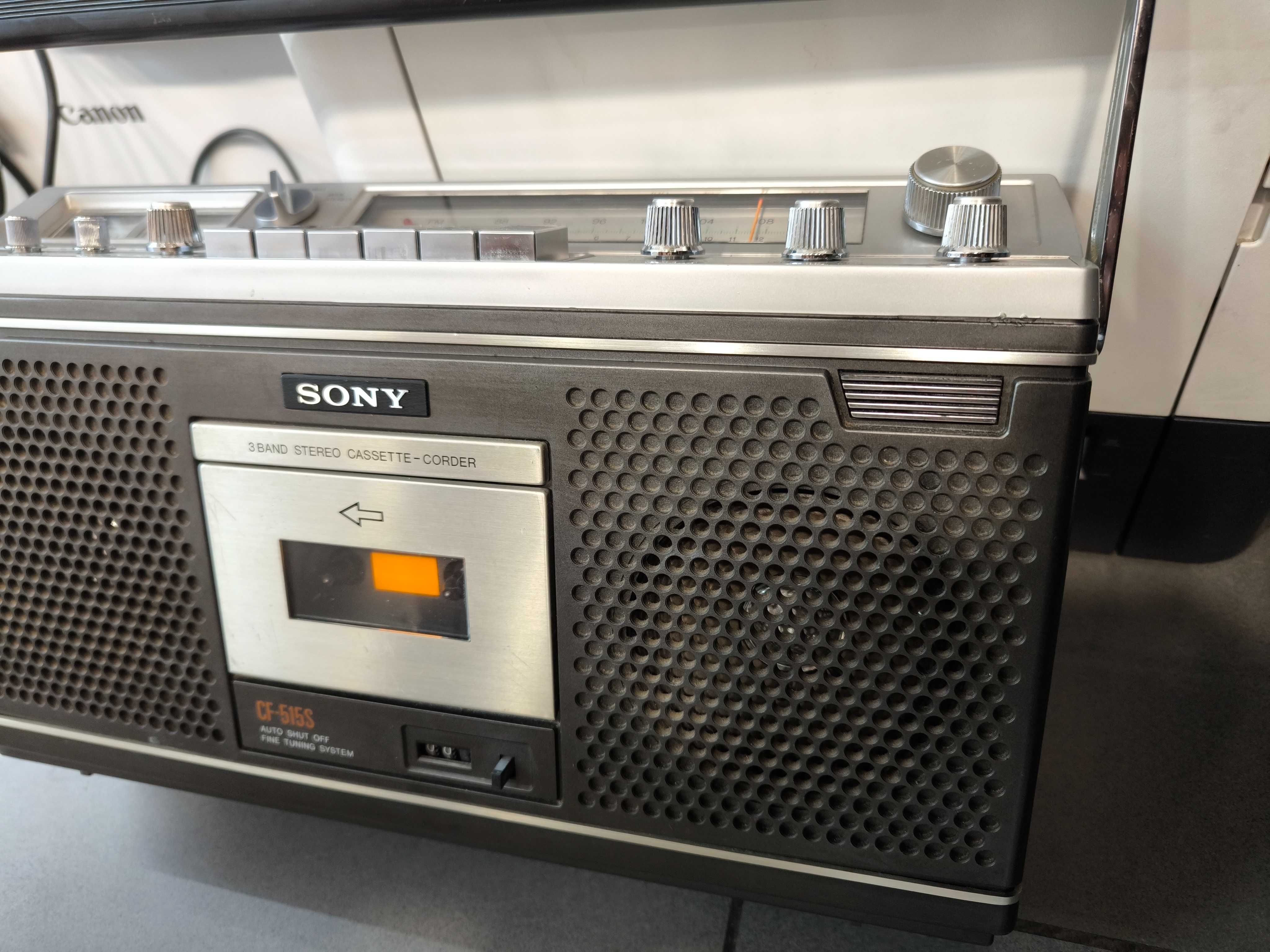Ретро касетофон boombox Sony