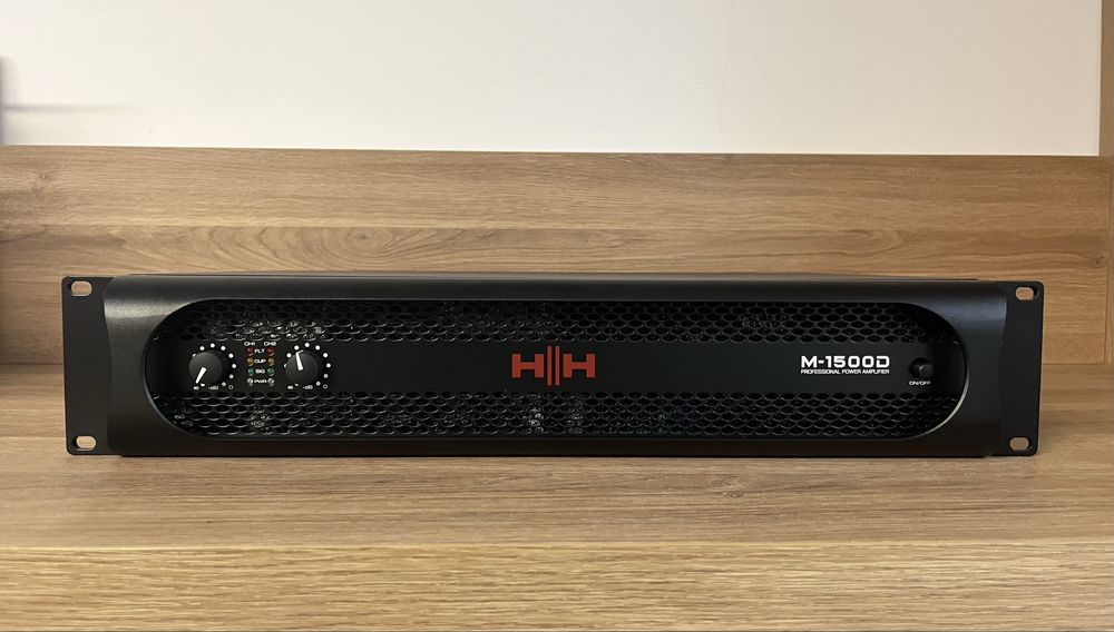 Amplificator Dual Terminal H&H M-1500D, 2 x 1500W, 4 Ohm -Nou!