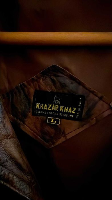 Мъжко дълго кожено яке от естествена кожа