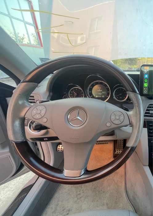 Оригинален волан Mercedes A207/C207/W212 махагон-кожа с airbag