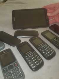Lot telefoane vechi și tabletă samsung de piese