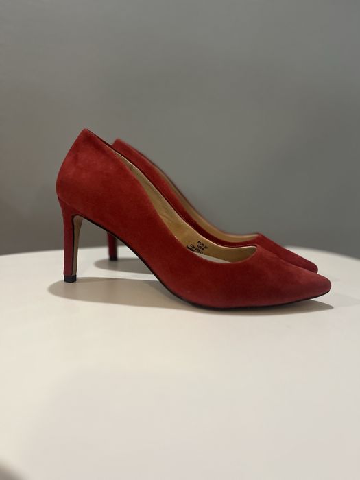 H&M Premium Quality | Обувки стилето естествен велур