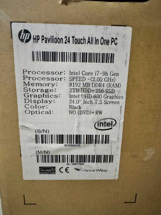 hp pavilion 24 touch all-in-one pc - Моноблок
